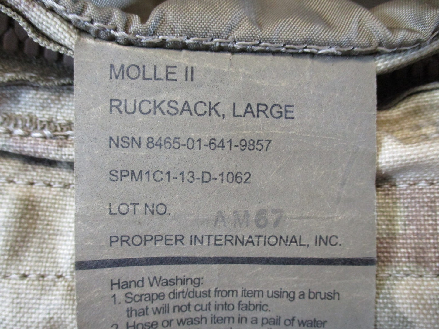 US Military MOLLE II Large Rucksack MultiCam Surplus Tactical Backpack w/ Pouch