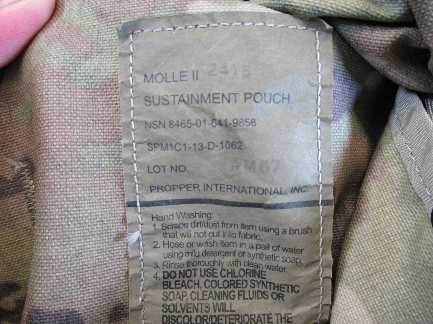 US Military MOLLE II Large Rucksack MultiCam Surplus Tactical Backpack w/ Pouch