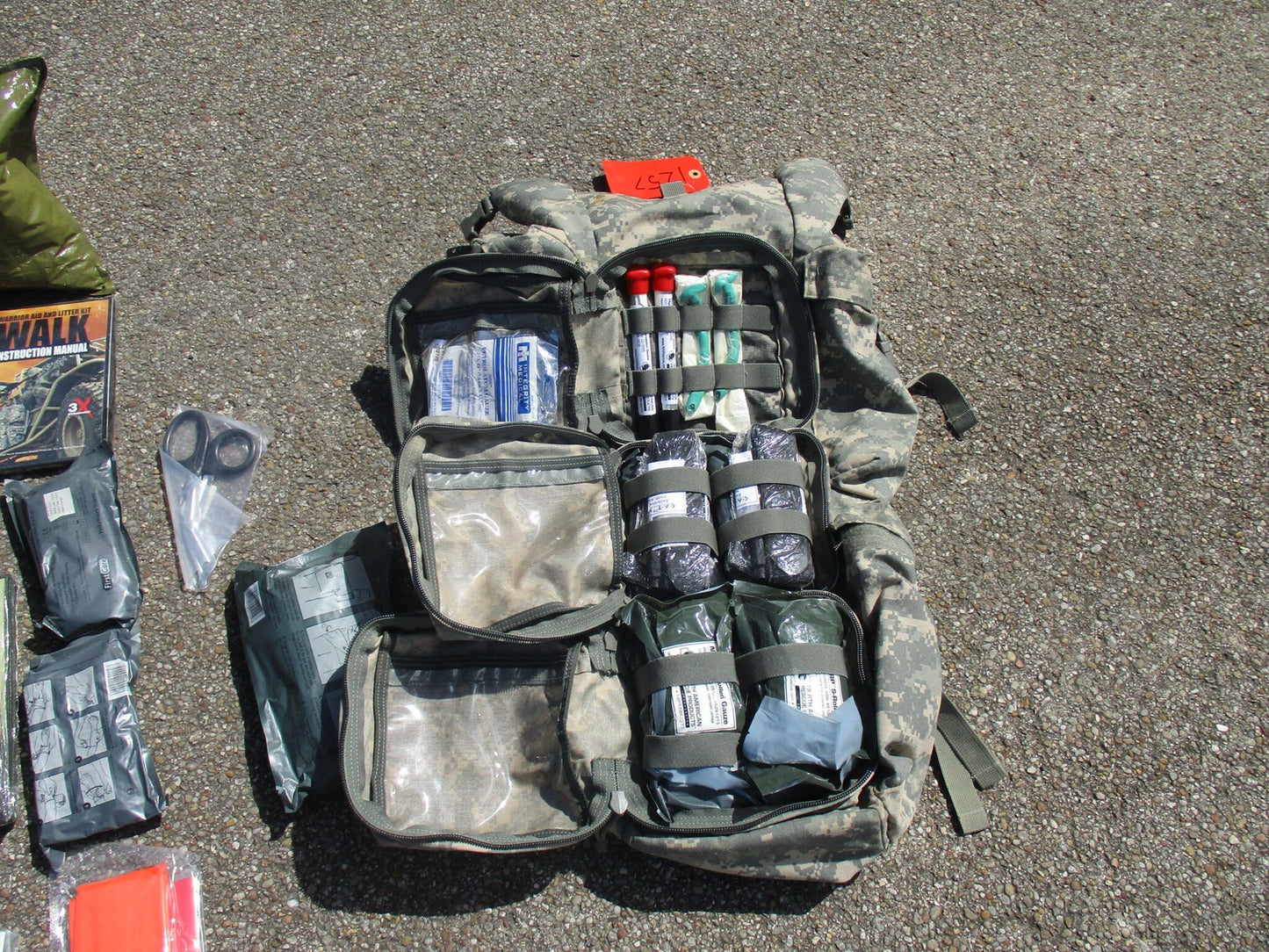 North American Rescue Talon II 90C Litter & Warrior Aid Kit (WALK) Military Med