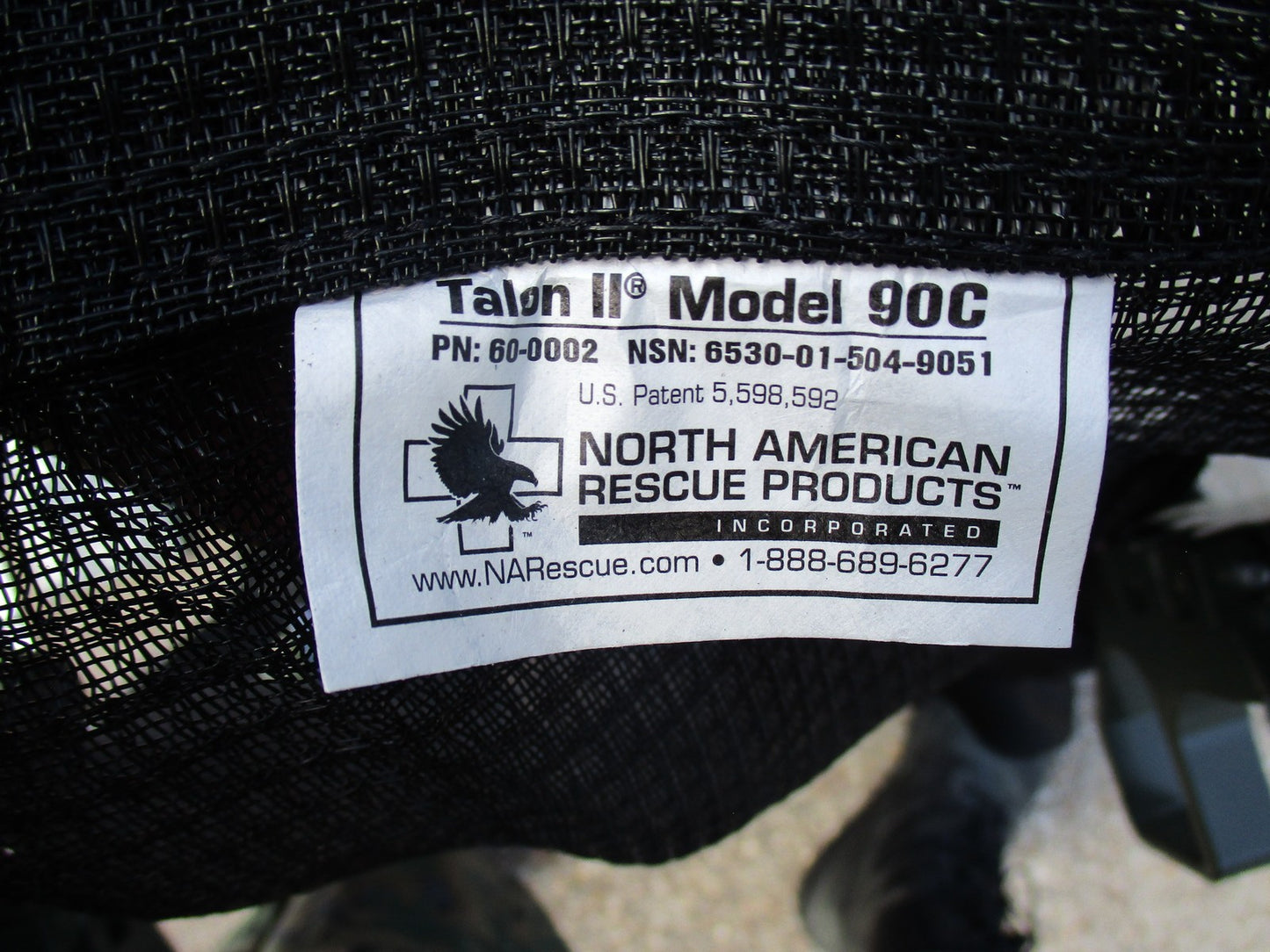 North American Rescue Talon II 90C Litter & Combat Casualty Response Bag Surplus
