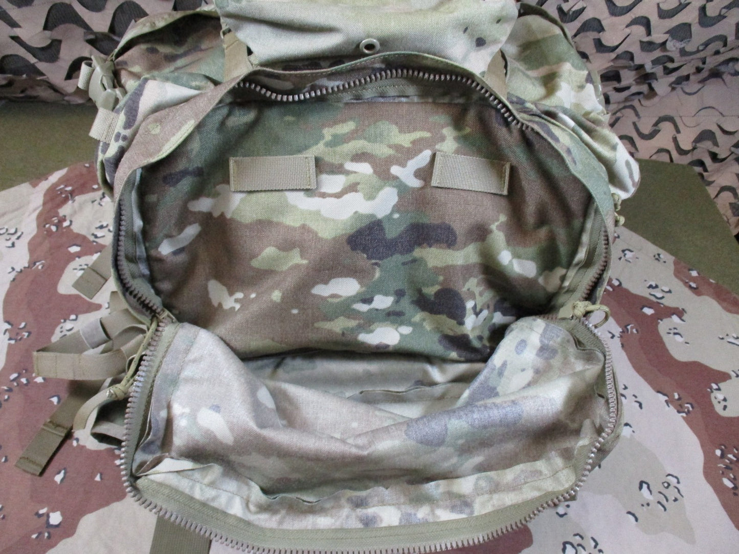 US Military MOLLE II Rucksack 4000 MultiCam Pack w/ Waistbelt & Straps Surplus
