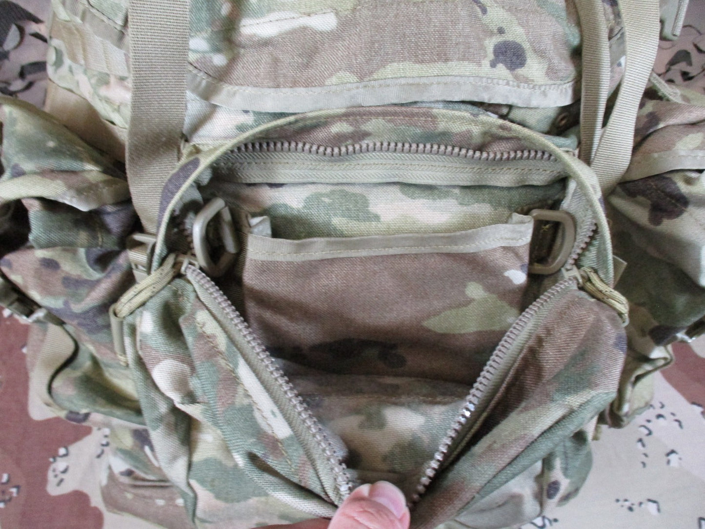 US Military MOLLE II Rucksack 4000 MultiCam Pack w/ Waistbelt & Straps Surplus