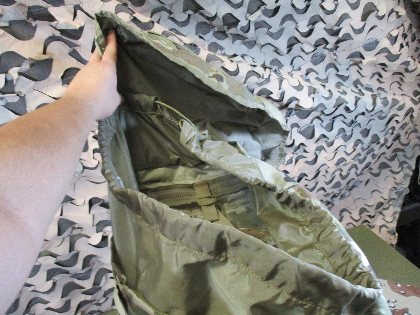 US Military MOLLE II Rucksack 4000 MultiCam Pack w/ Waistbelt & Straps Surplus