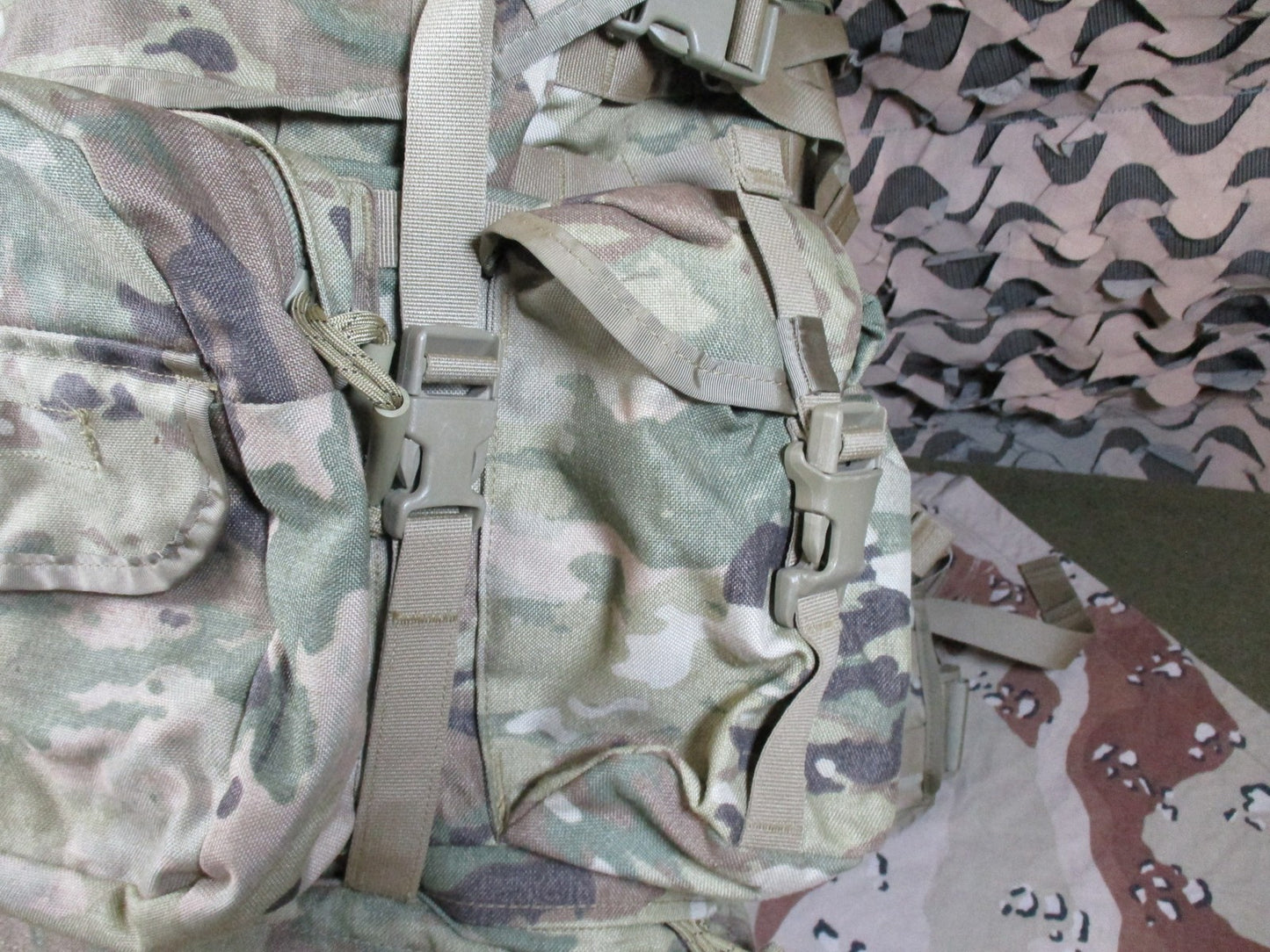 US Military MOLLE II Rucksack 4000 MultiCam Pack w/ Waistbelt & Straps Surplus