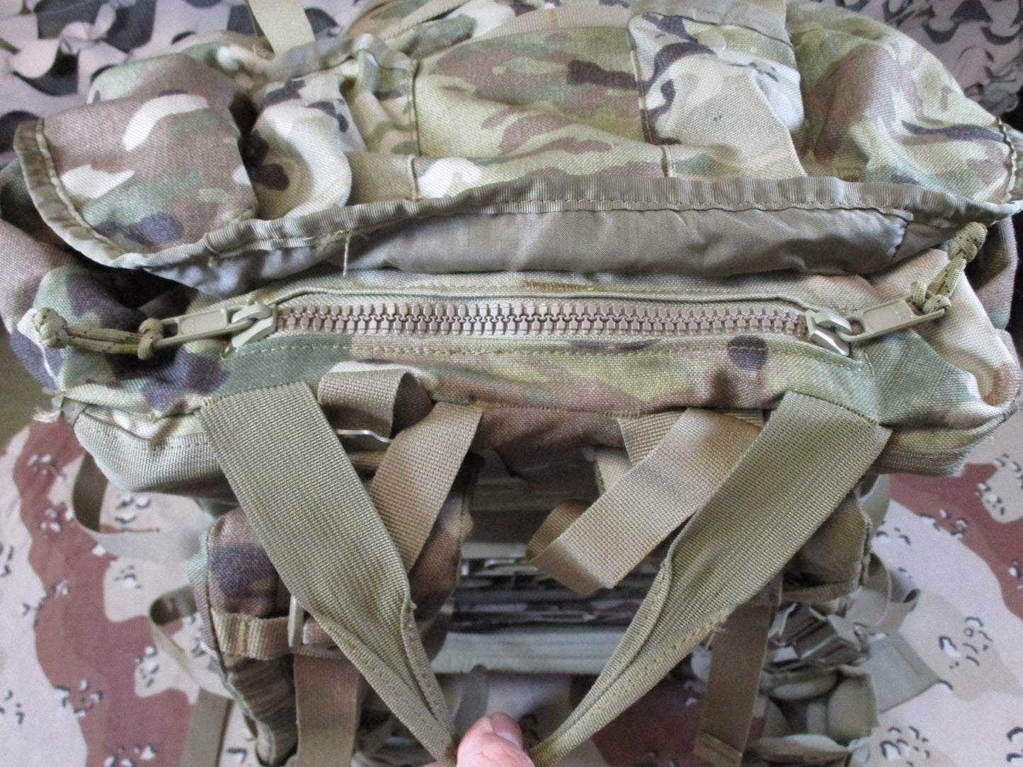 US Military MOLLE II Rucksack 4000 MultiCam Pack w/ Waistbelt & Straps Surplus