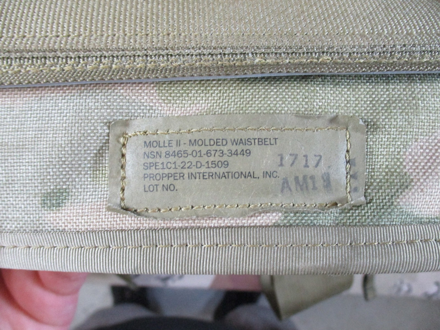 US Military MOLLE II Rucksack 4000 MultiCam Pack w/ Waistbelt & Straps Surplus