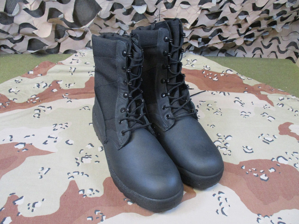 New Propper F4534 Men's Hot Weather Combat Boots Black Size 9.5M Vibram Sole