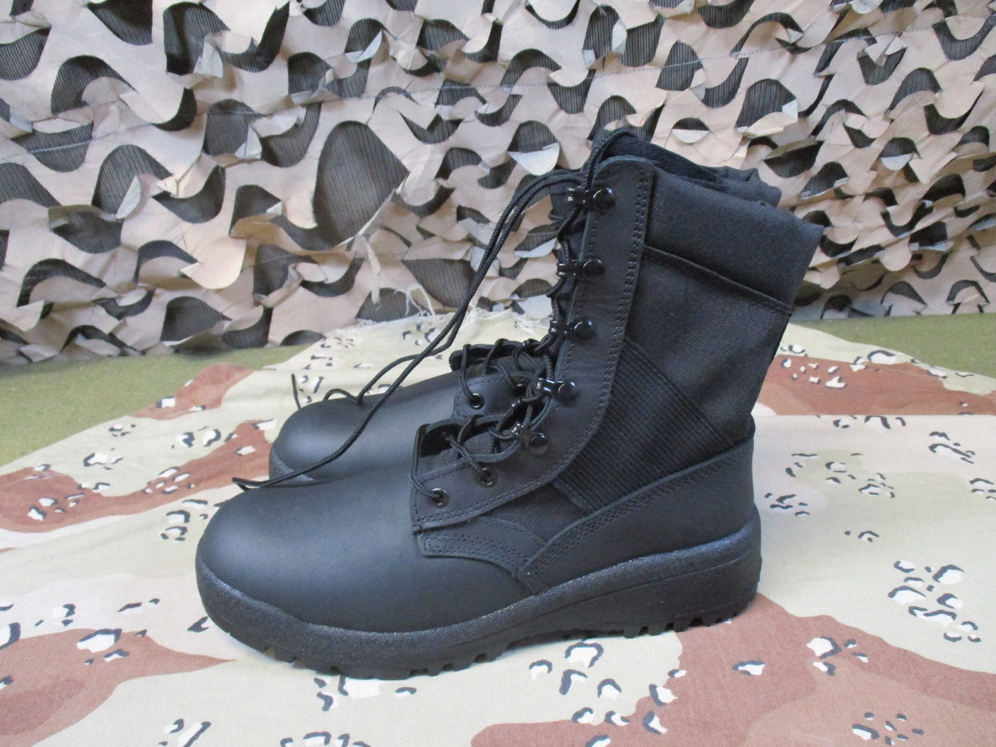 New Propper F4534 Men's Hot Weather Combat Boots Black Size 9.5M Vibram Sole