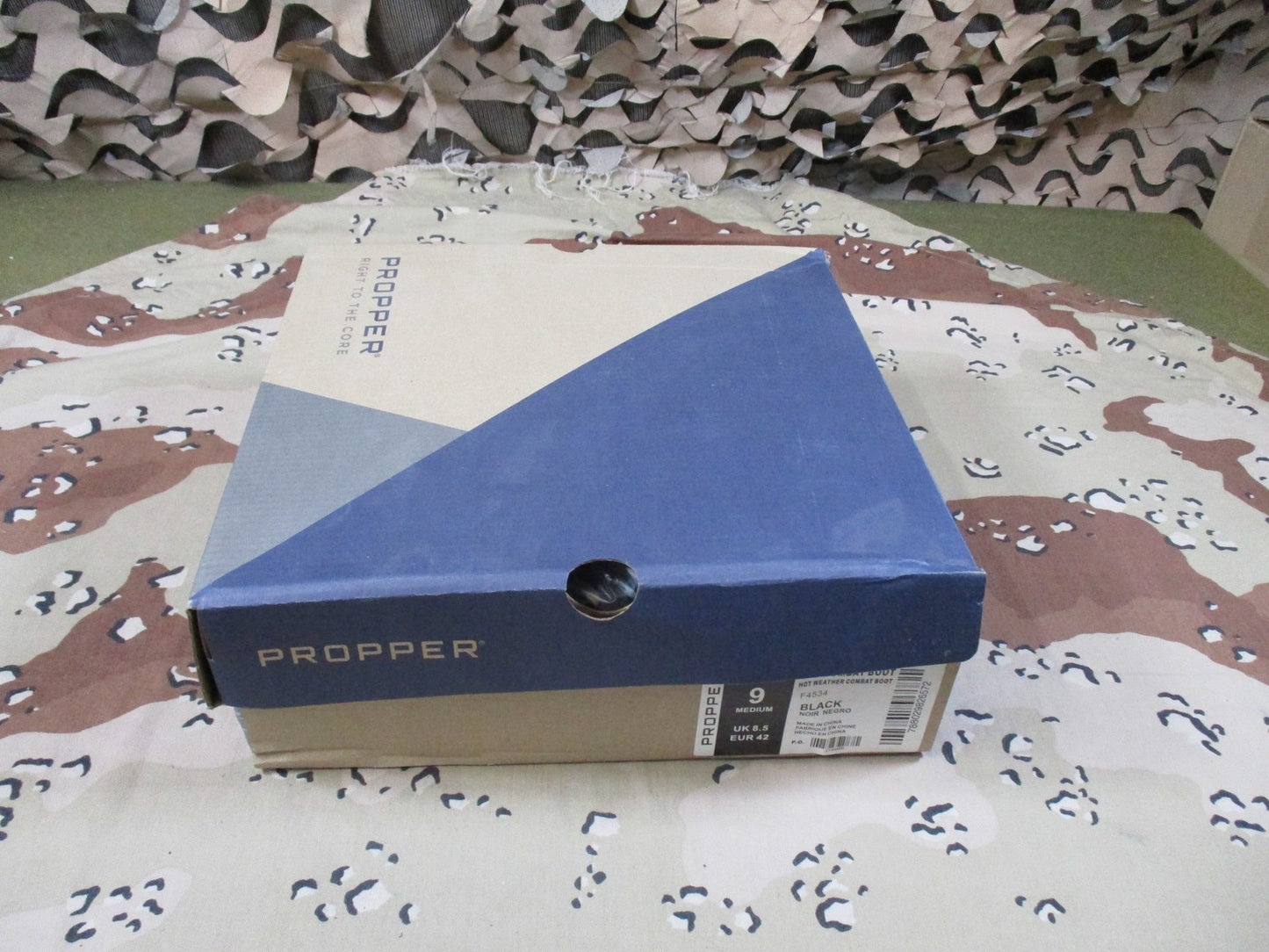 Propper F4534 Hot Weather Combat Boots Black Men's Size 9 Medium New In Box