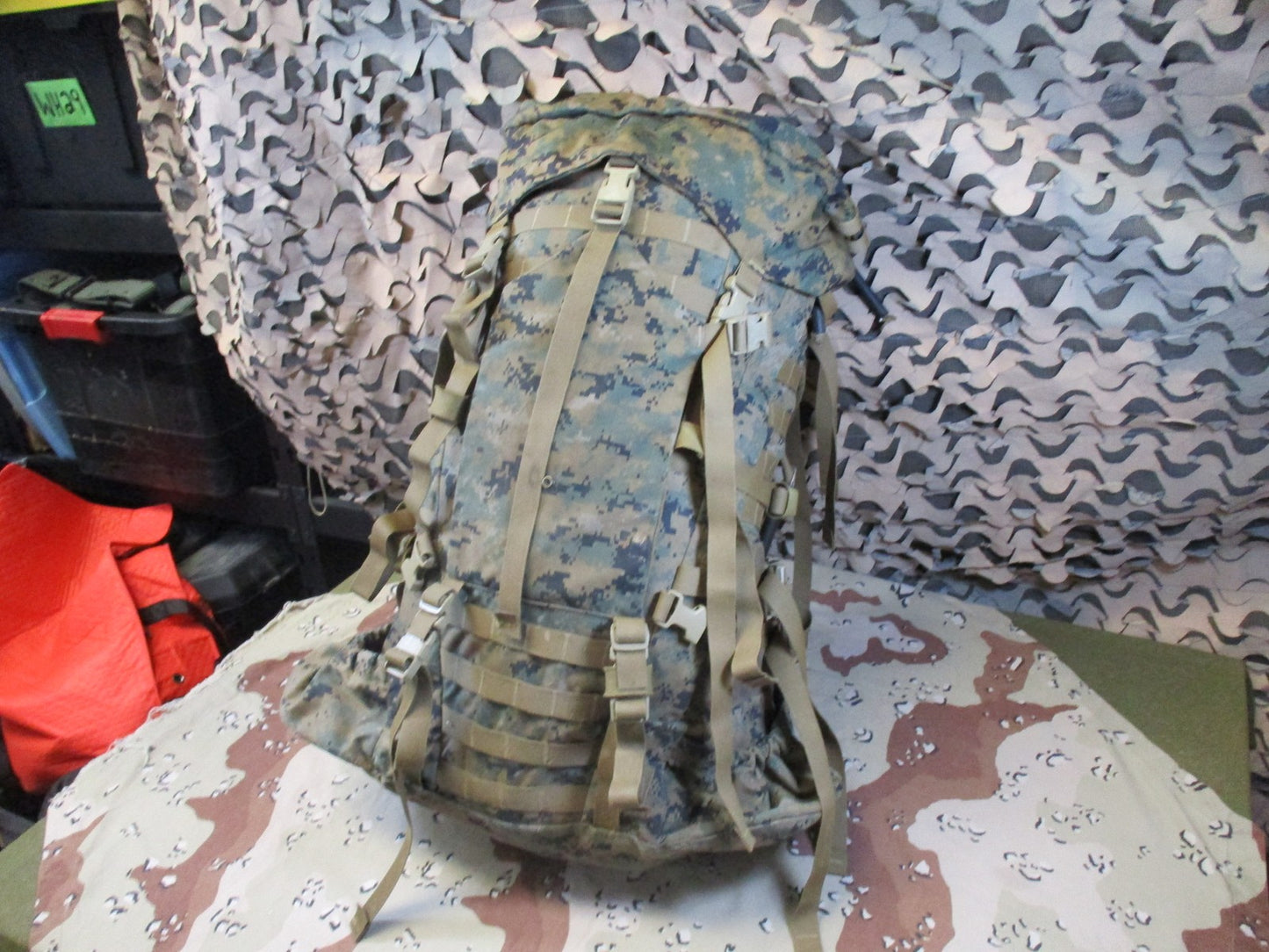USMC ILBE Main Pack Rucksack WOODLAND MARPAT Military Surplus Tactical Gear