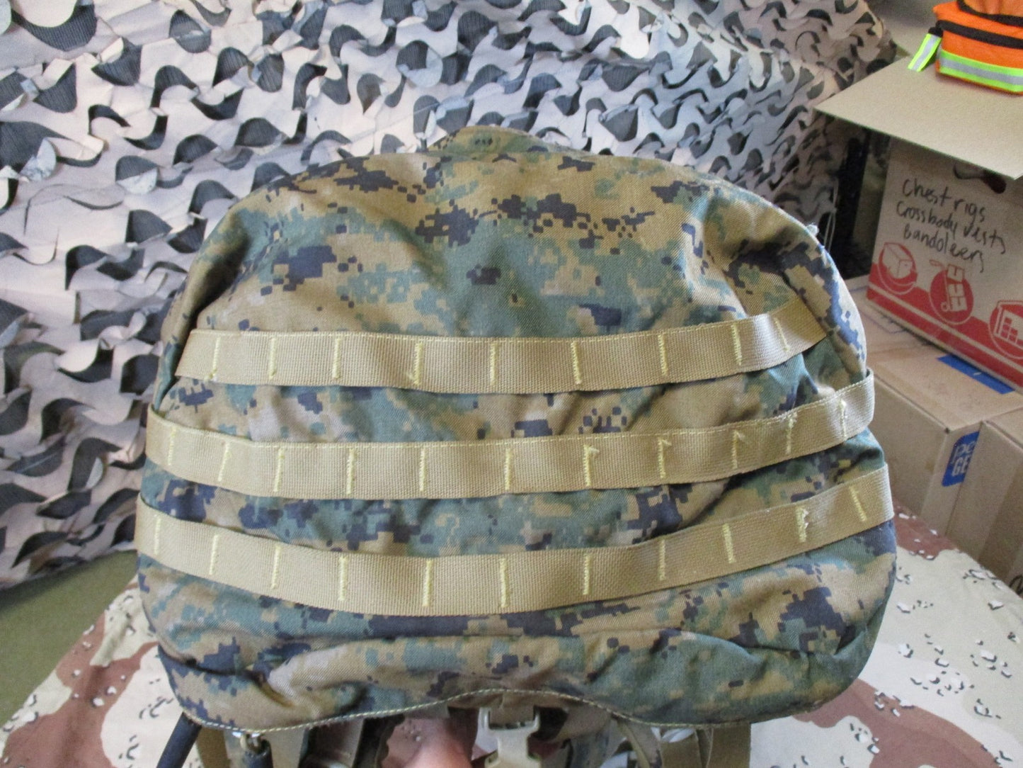 USMC ILBE Main Pack Rucksack WOODLAND MARPAT Military Surplus Tactical Gear