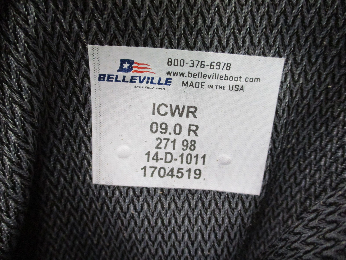 NWT Belleville ICWR Combat Boots Desert Tan NSN Size 9.0 09.0 R 8430-01-619-3472