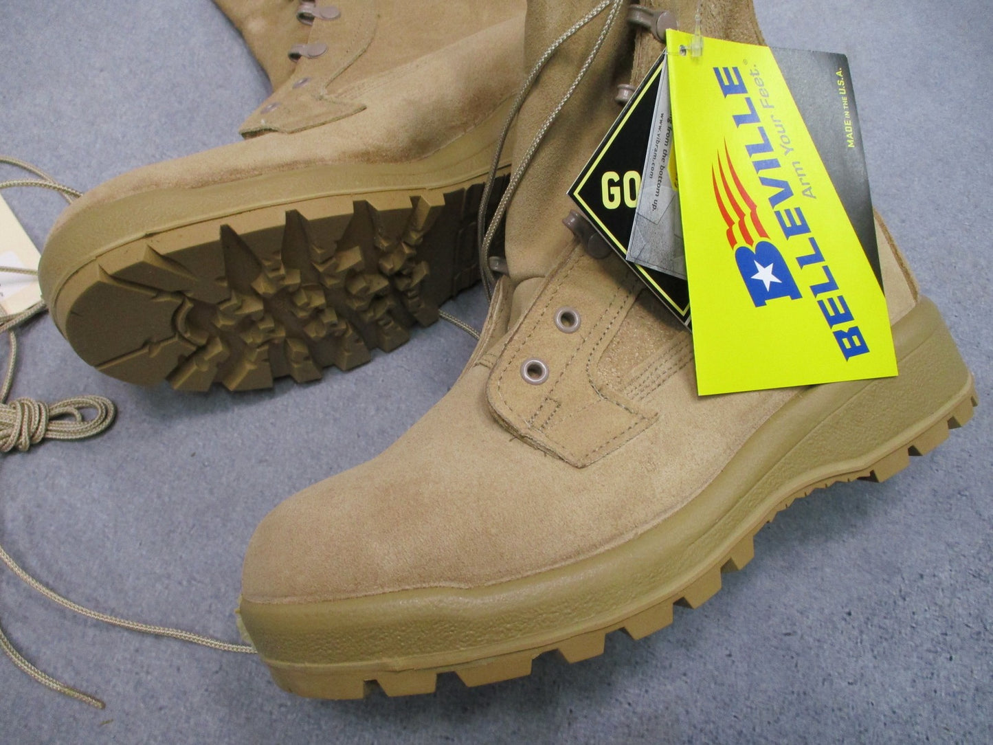 NWT Belleville ICWR Combat Boots Desert Tan NSN Size 9.0 09.0 R 8430-01-619-3472