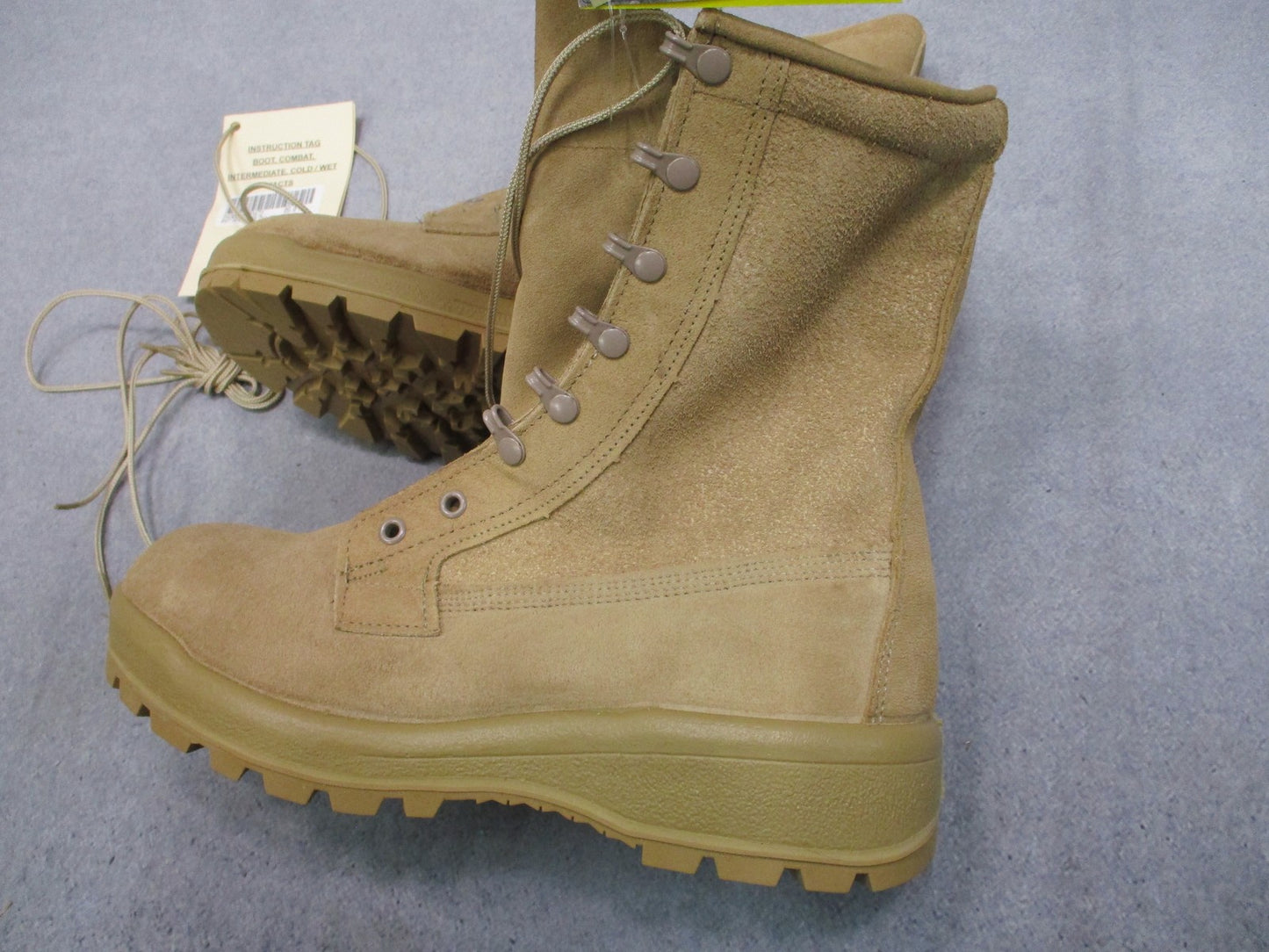 NWT Belleville ICWR Combat Boots Desert Tan NSN Size 9.0 09.0 R 8430-01-619-3472