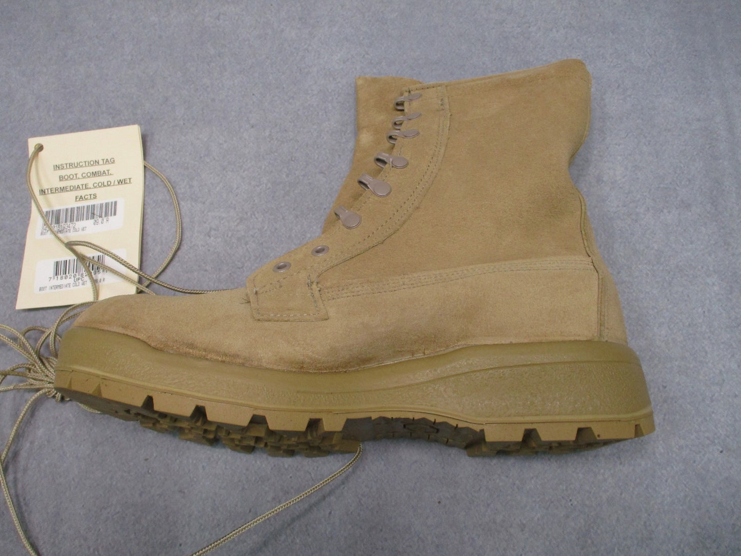 NWT Belleville ICWR Combat Boots Desert Tan NSN Size 9.0 09.0 R 8430-01-619-3472