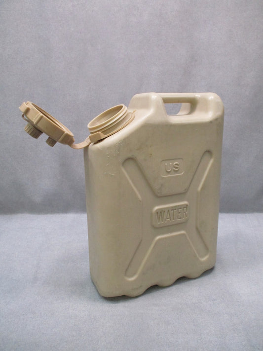 US military desert tan 5 gallon portable water can