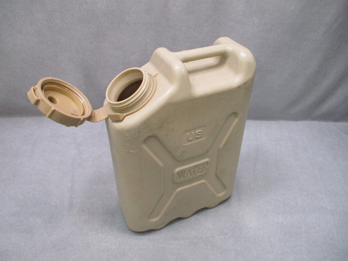 US Military Water Can Jerry Can Desert Tan 5 Gallon Surplus Camping Gear
