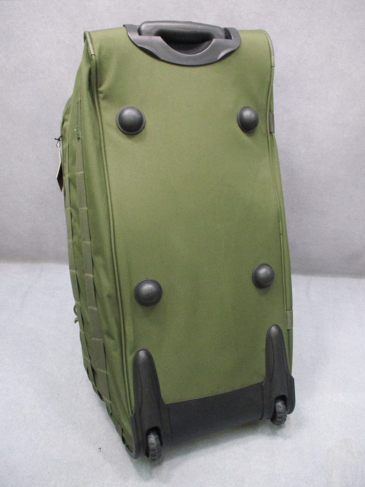 Highland Tactical Squad Rolling Duffel Bag Olive Drab Deployment Duffle w Wheels