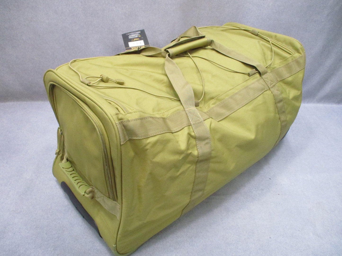 Highland Tactical Squad Rolling Duffel Bag Deployment Loadout Duffle Sea Bag