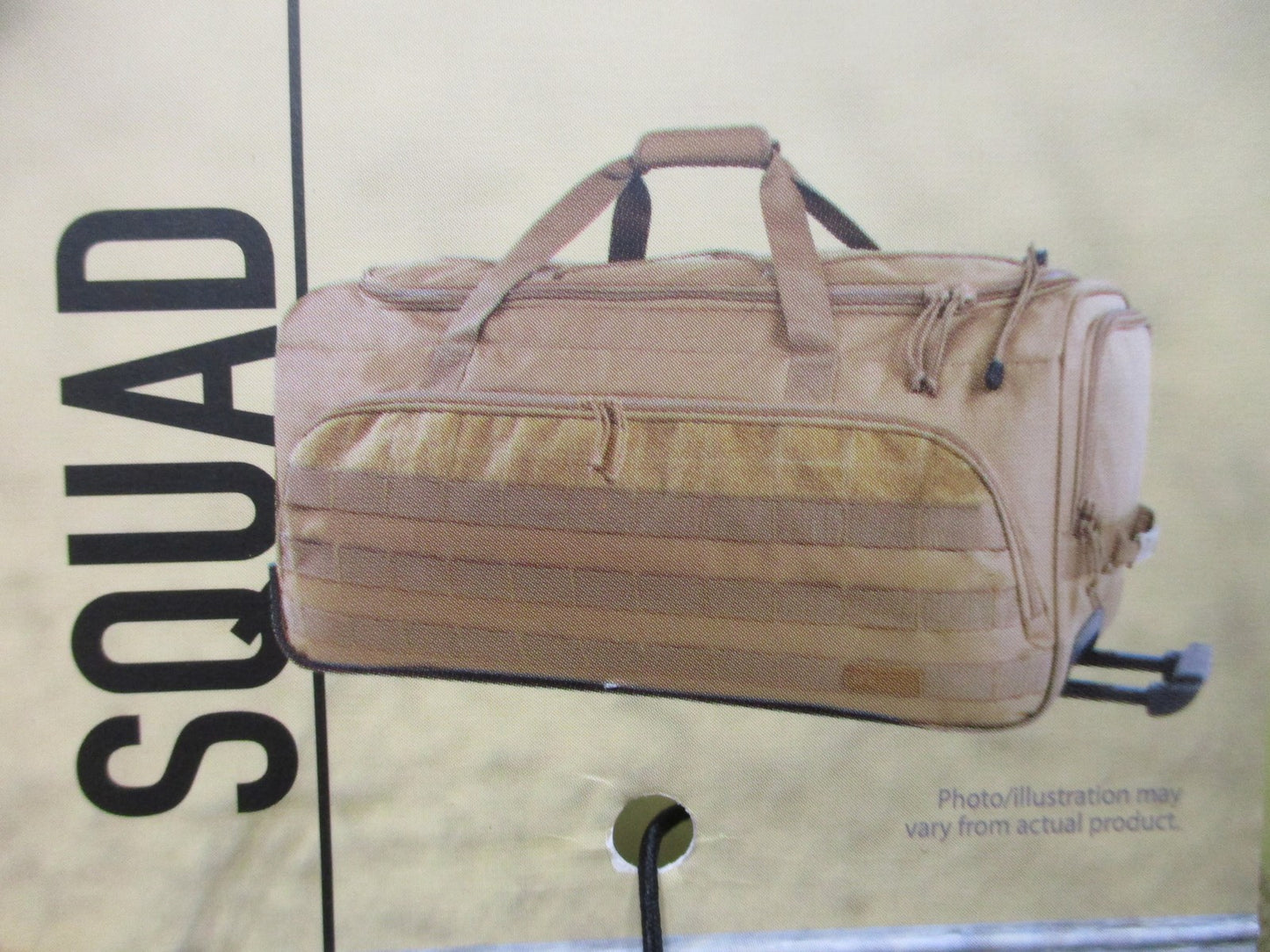 Highland Tactical Squad Rolling Duffel Bag Deployment Loadout Duffle Sea Bag