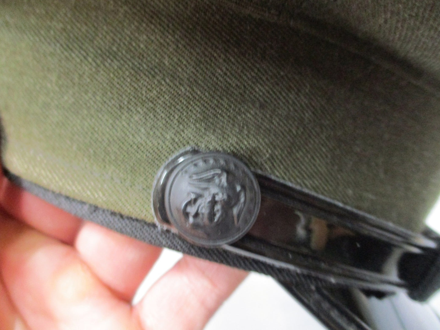 USMC Service Cover Cap Frame Size 6 7/8 Marine Corps Dress Hat EGA Insignia