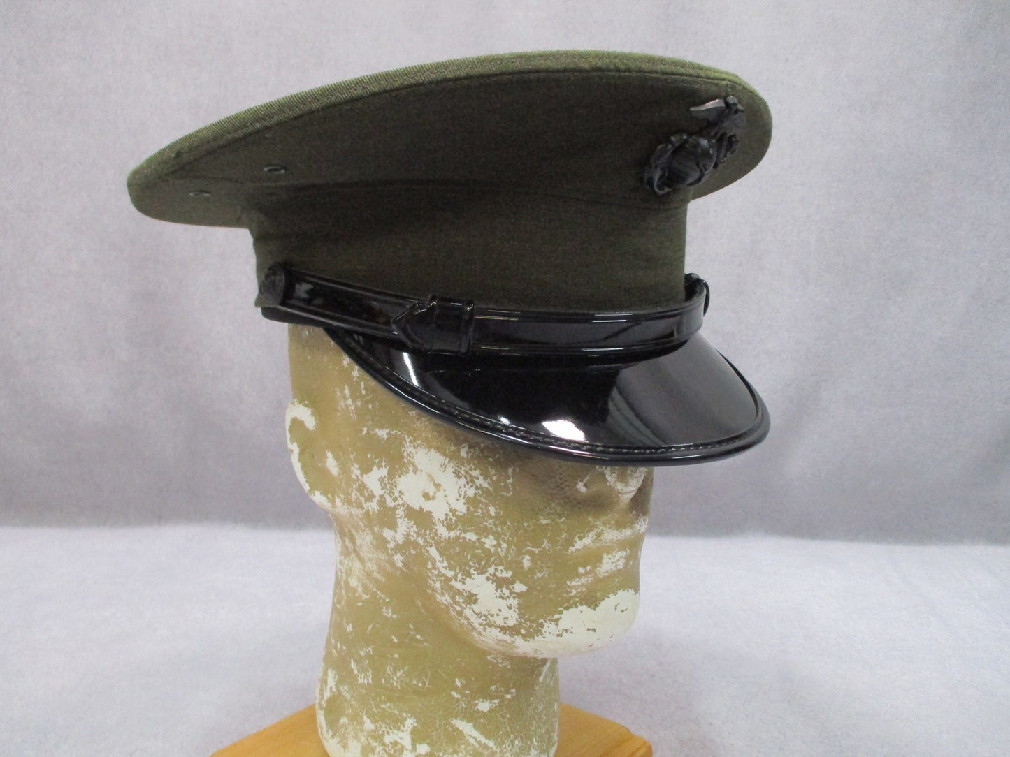 USMC Service Cover Cap Frame Size 6 7/8 Marine Corps Dress Hat EGA Insignia