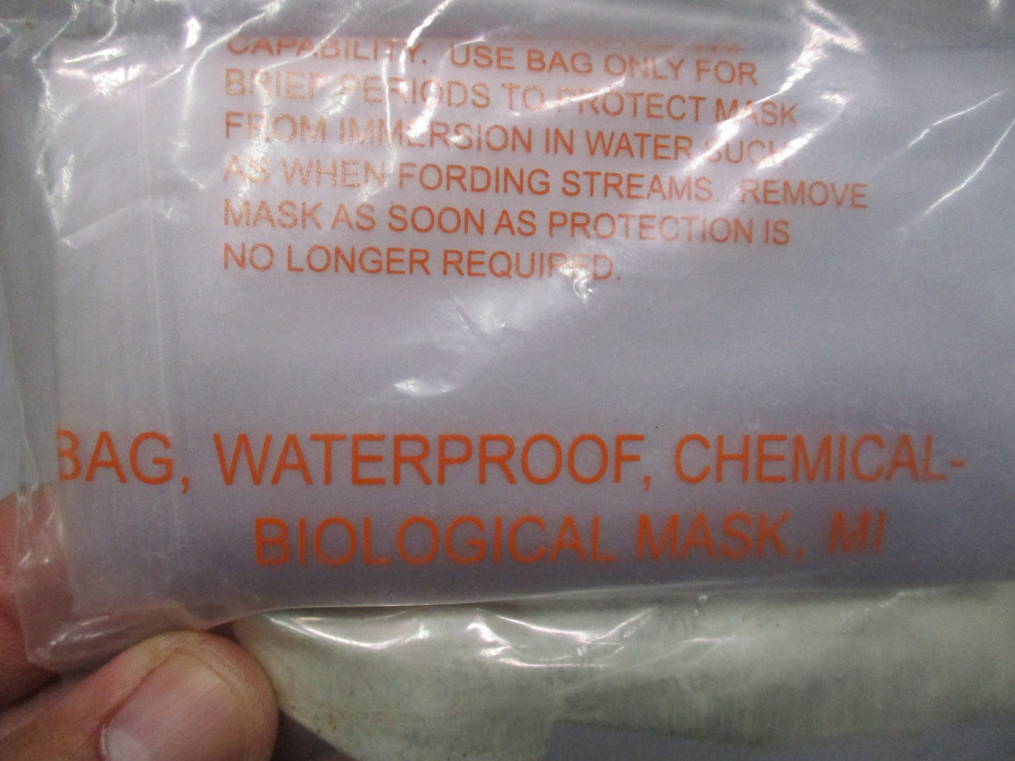 USGI Avon M50 JSGPM Gas Mask Medium CBRN w/ Sealed M61 Filters Bag Lens (USED)