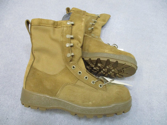 McRae Army Combat Boots Temperate Weather 9.5N Suede Cordura Vibram New