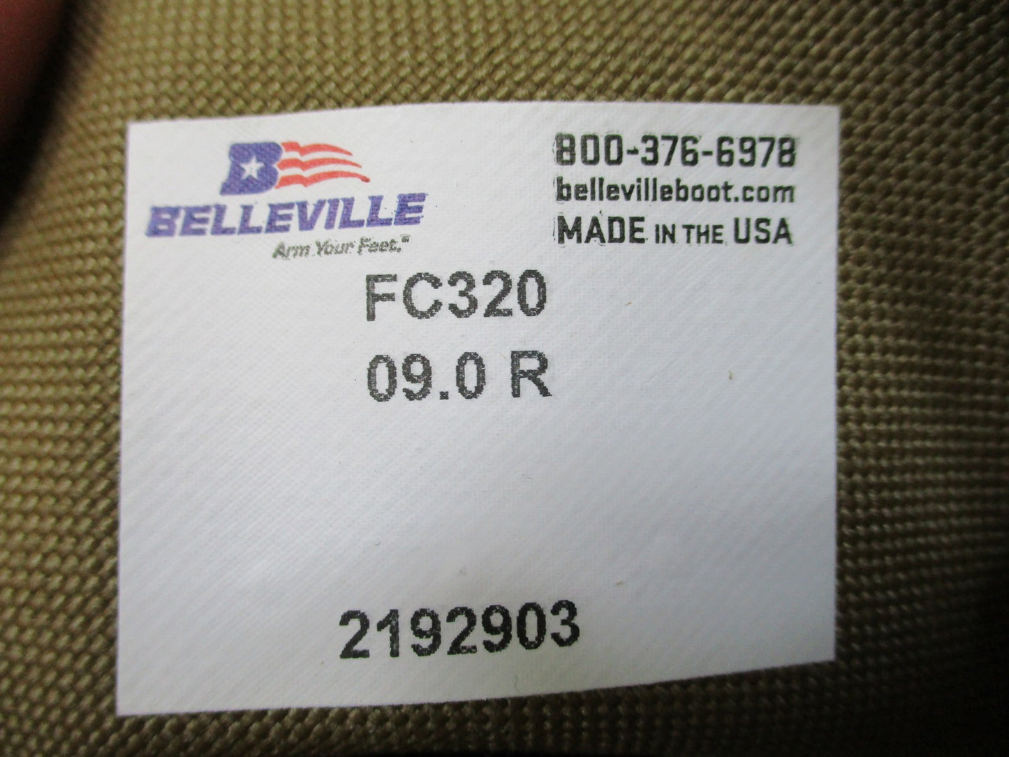 Belleville Coyote Ultra Light Assault Boots Women's US 9.0 R Vibram Made in USA