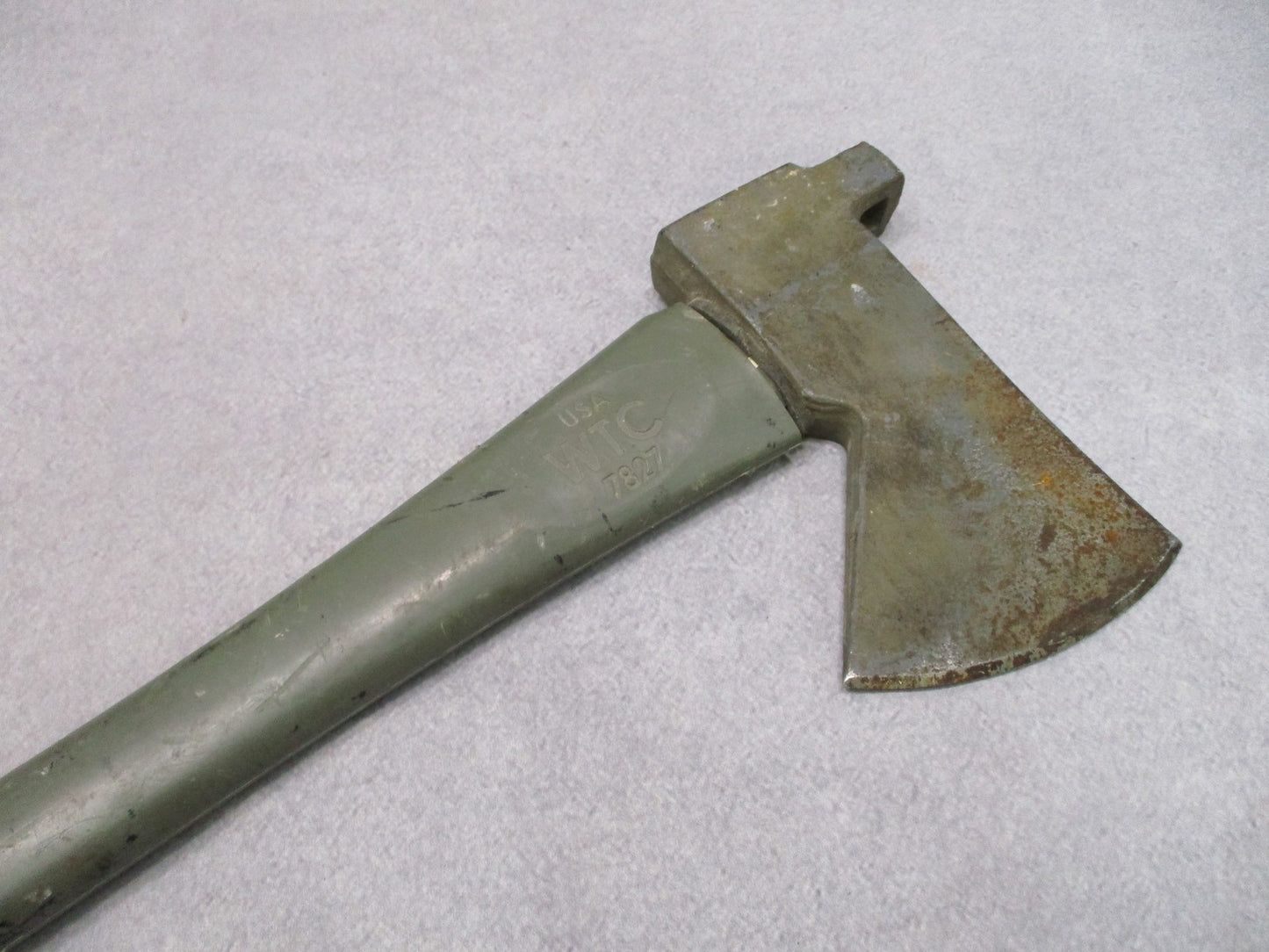 Woodings-Verona WTC 7827 Crash Axe Rescue Tool USA OD Green Handle Emergency