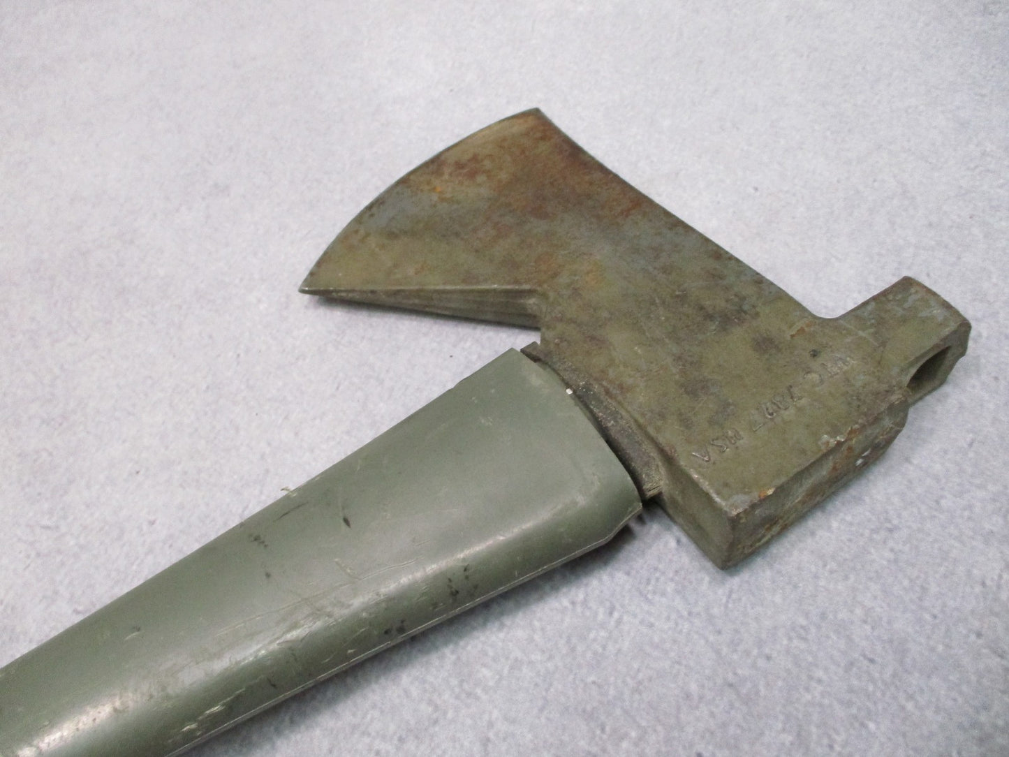 Woodings-Verona WTC 7827 Crash Axe Rescue Tool USA OD Green Handle Emergency