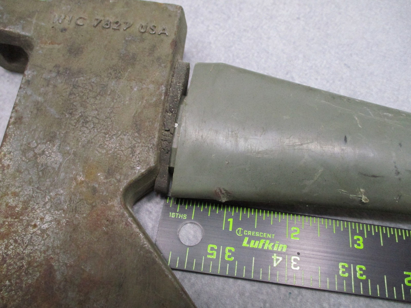 Woodings-Verona WTC 7827 Crash Axe Rescue Tool USA OD Green Handle Emergency
