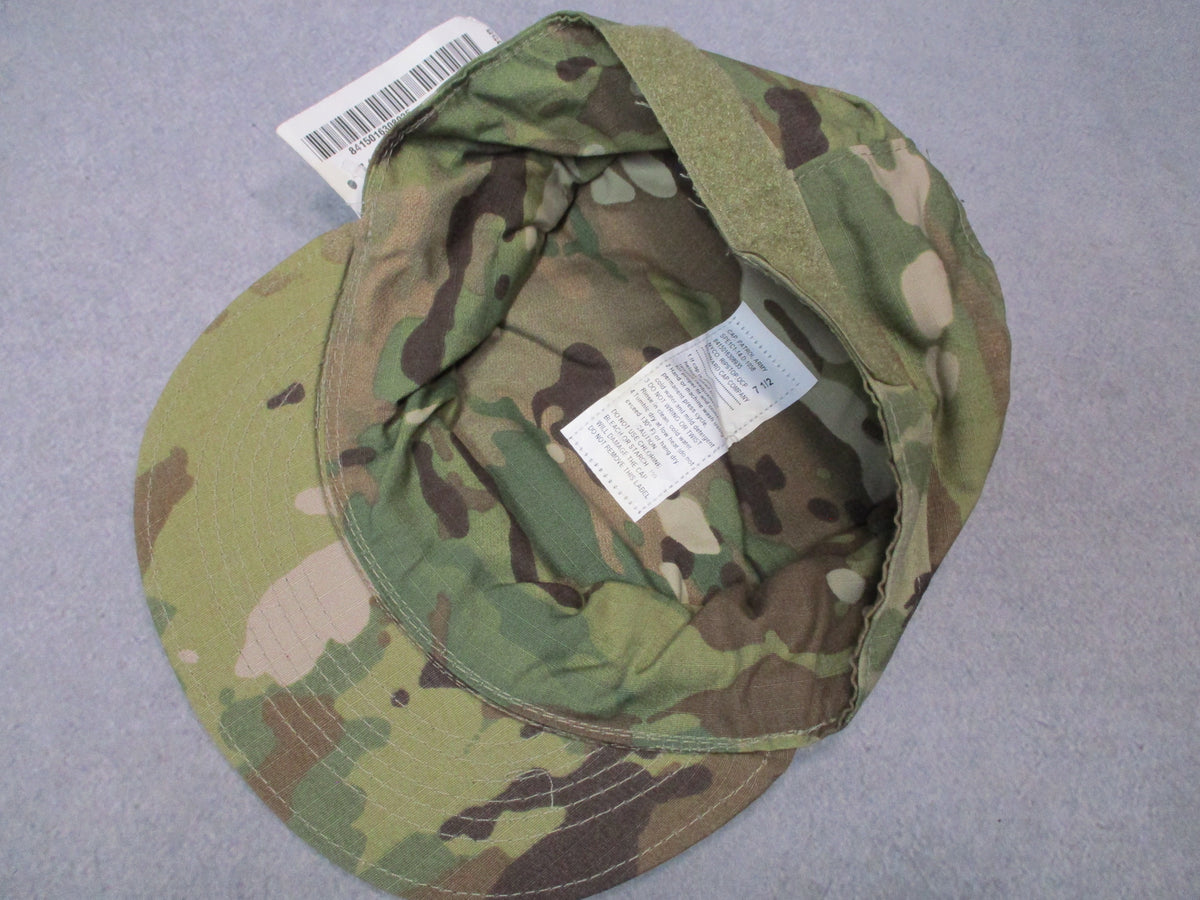 US Army USGI Scorpion OCP patrol cap by Bernard Cap Company, NYCO ripstop, size 7 1/2