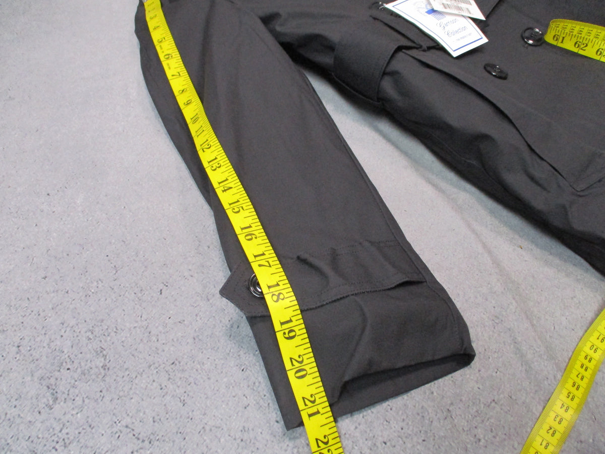 Garrison Collection women's black all-weather trench coat with belt and removable liner<|endoftext|>
