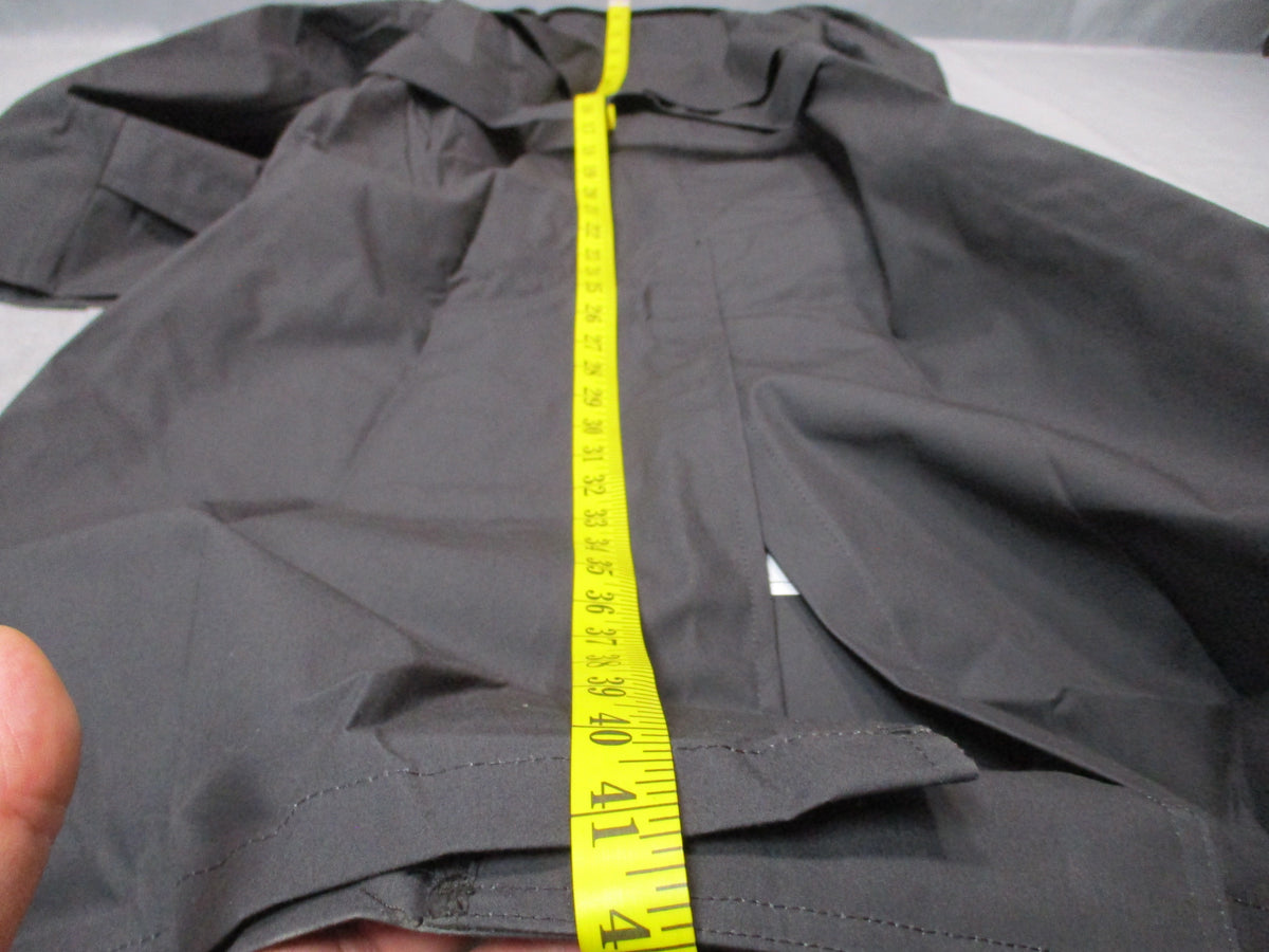 Garrison Collection women's black all-weather trench coat with belt and removable liner, size 8S Short
