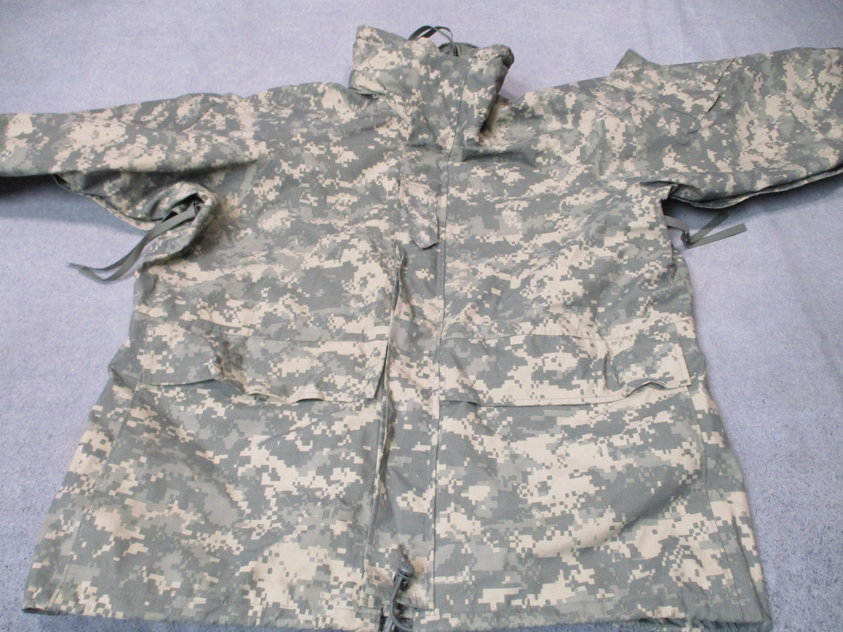 US Army ECWCS Gen II UCP Gore-Tex parka by Tennessee Apparel, medium X-short, front view