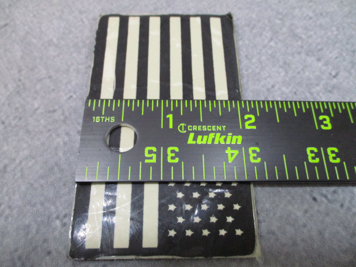 Six reverse American IR flag patches, used lot - photo 9