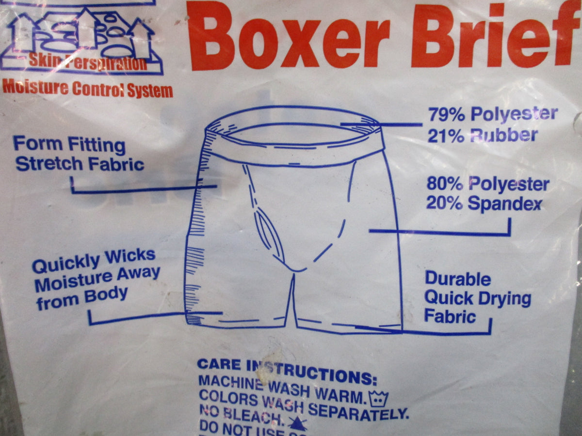 Dri-Duke Stretch Boxer Brief Medium Sand Moisture Wicking Underwear New NOS
