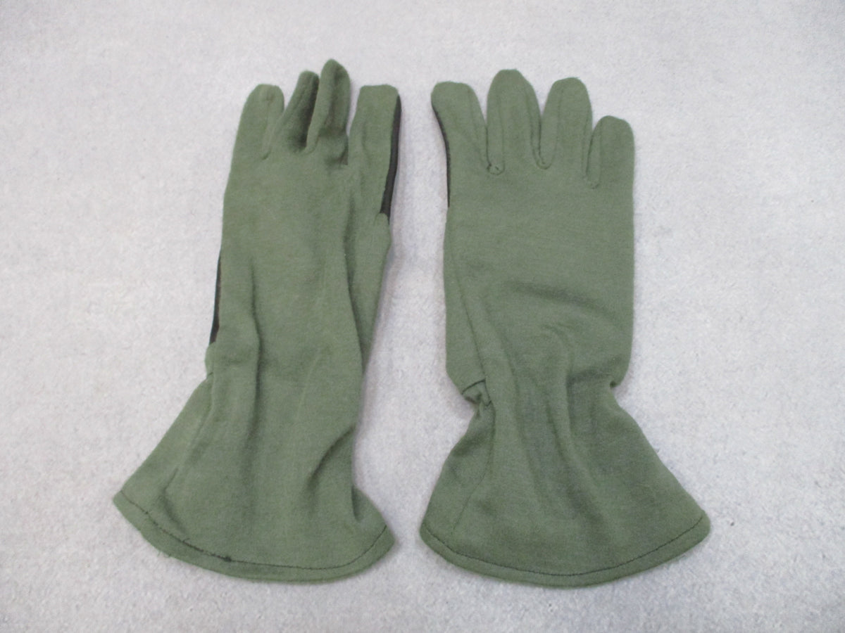 Trophy Full Finger Gloves XL Olive Green Black Long Cuff USA Made New No Tags