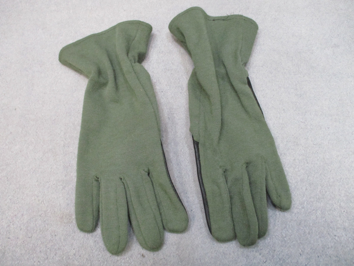 Trophy Full Finger Gloves XL Olive Green Black Long Cuff USA Made New No Tags