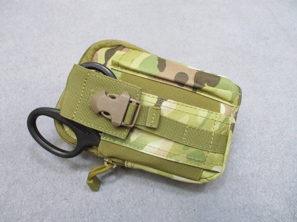 USGI First Aid Medical Supply Kit Military IFAK Shears Gauze Combat Eye Patch