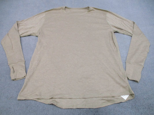 Peckham USGI Nomex FR Base Layer Shirt Large Regular Tan Army Undershirt New