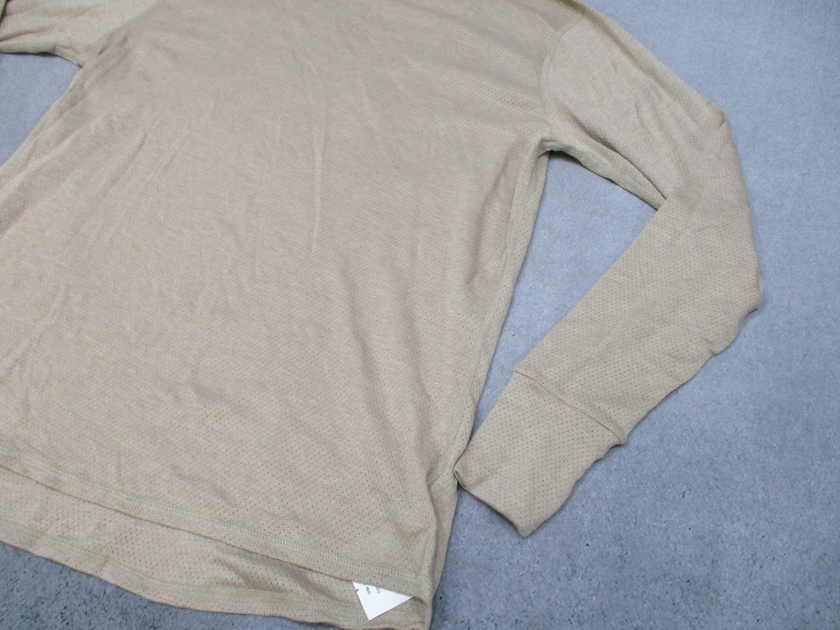 Peckham USGI Nomex FR Base Layer Shirt Large Regular Tan Army Undershirt New