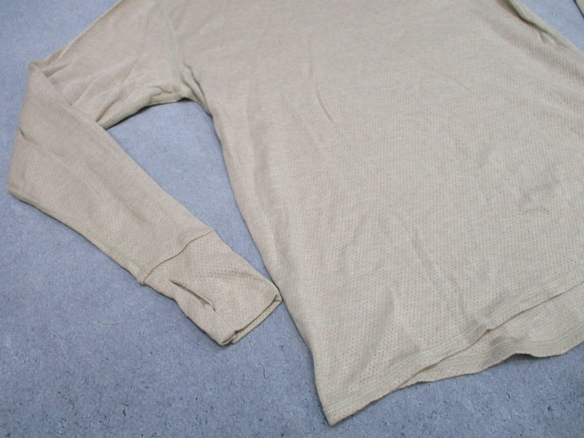 Peckham USGI Nomex FR Base Layer Shirt Large Regular Tan Army Undershirt New