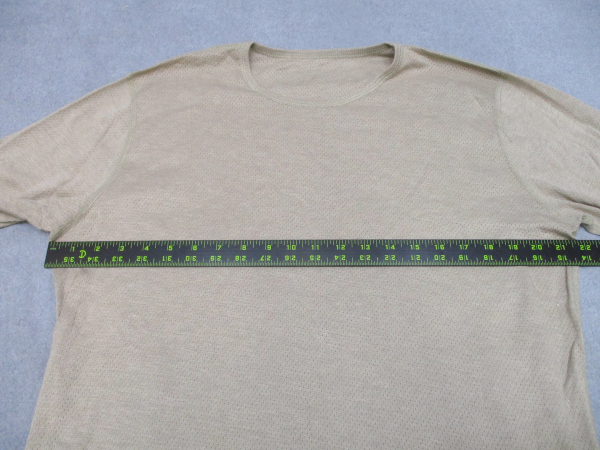 Peckham USGI Nomex FR Base Layer Shirt Large Regular Tan Army Undershirt New