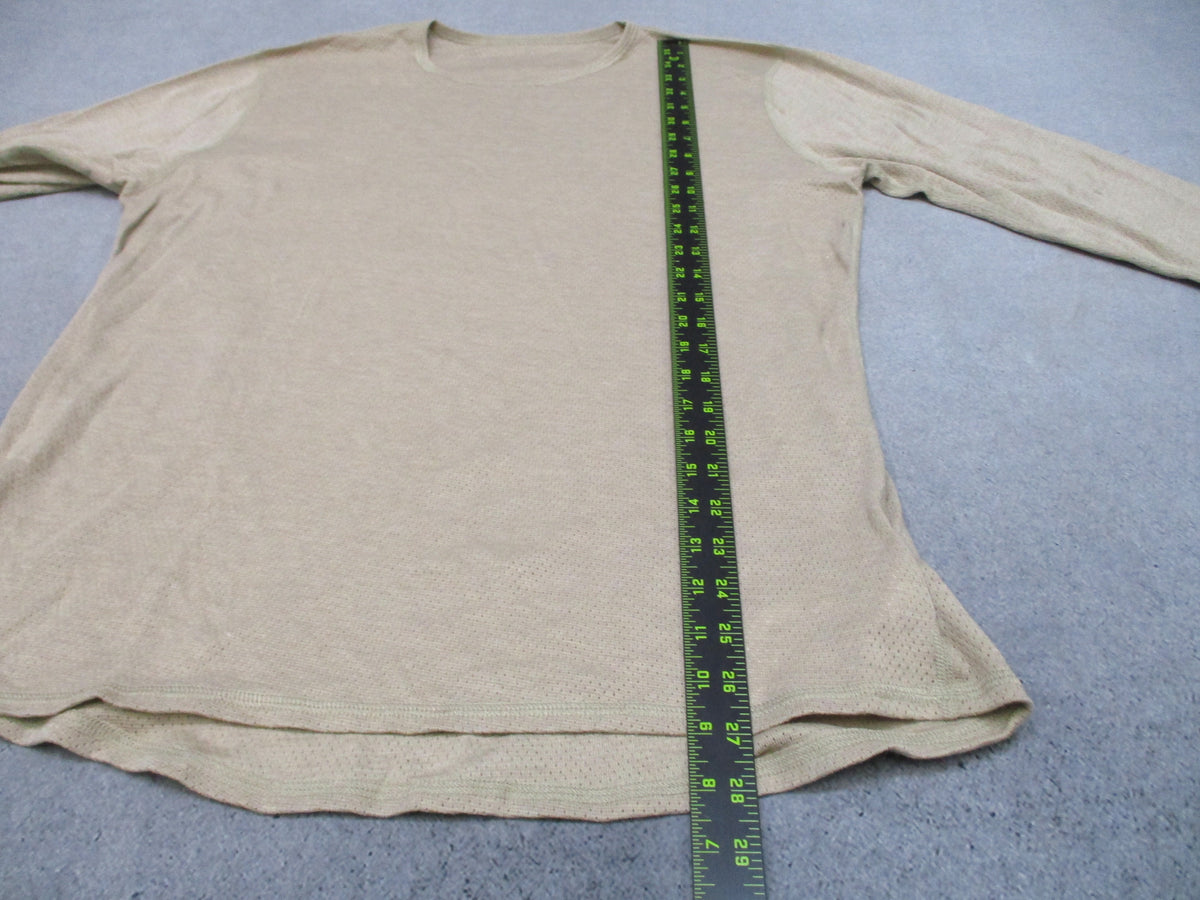 Peckham USGI Nomex FR Base Layer Shirt Large Regular Tan Army Undershirt New