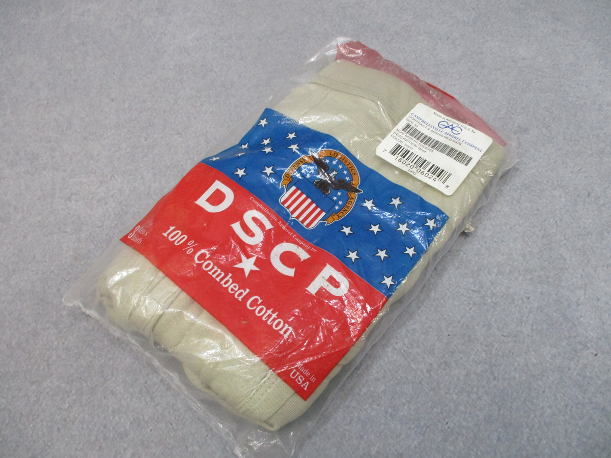 USGI CAC Sand Cotton Briefs Underwear Size 32 3 Pack USA Made Military NOS