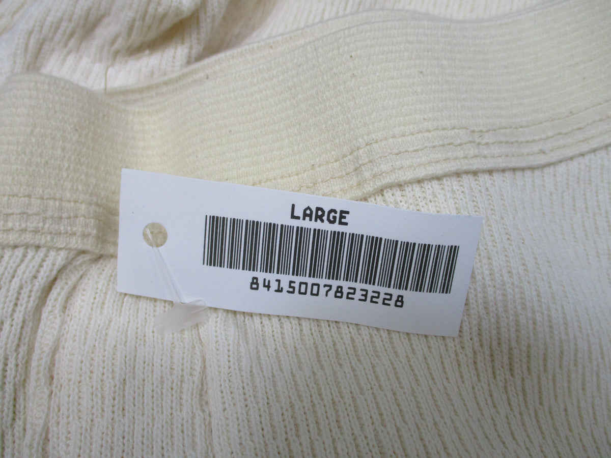 USGI Cotton Thermal Long Johns Large White Extreme Cold Weather Drawers NOS