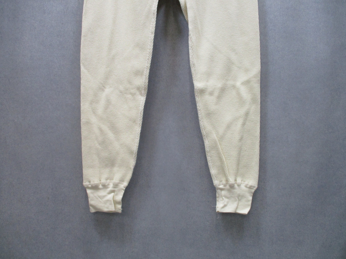 USGI Cotton Thermal Long Johns Large White Extreme Cold Weather Drawers NOS