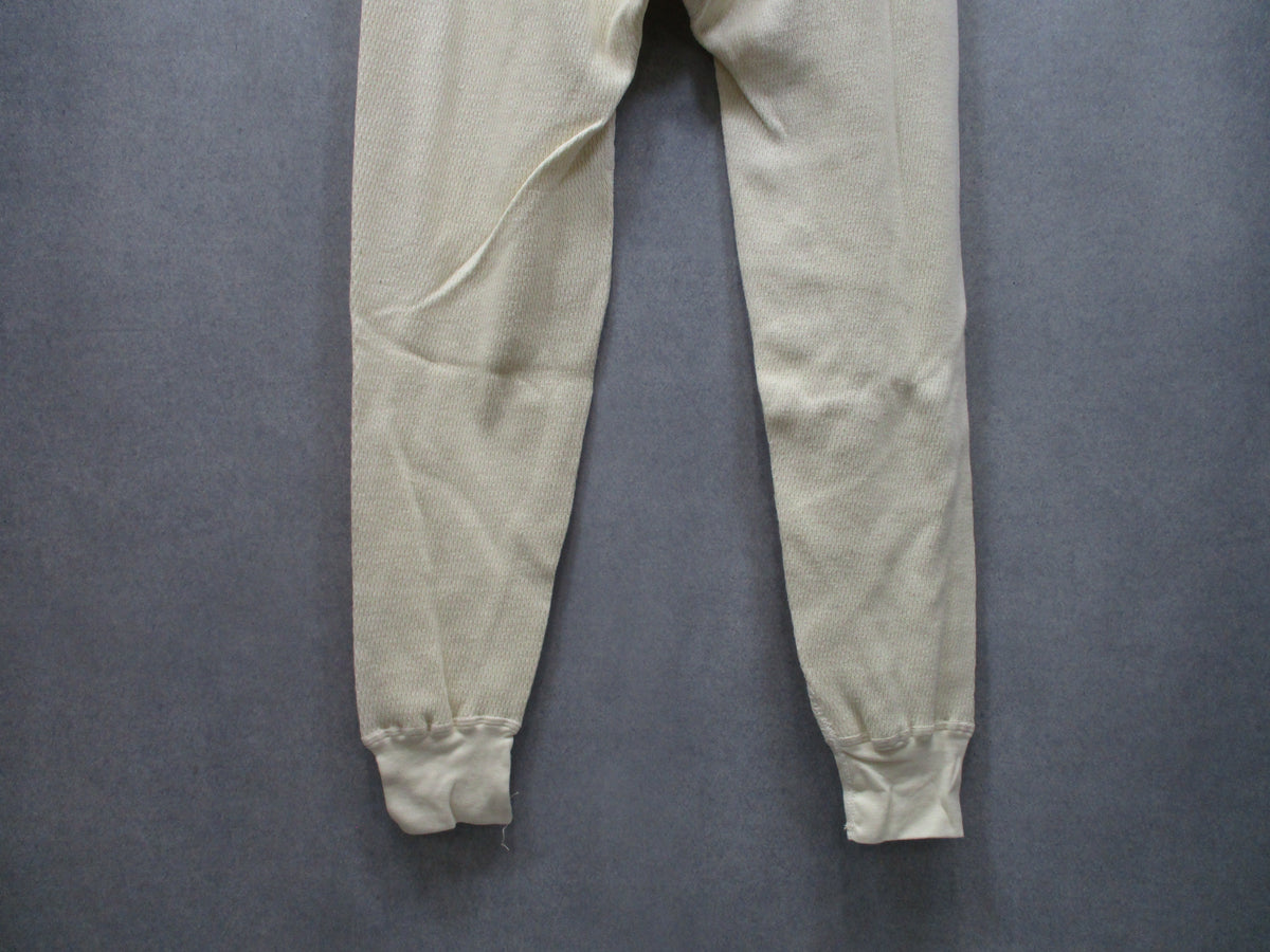 USGI Cotton Thermal Long Johns Large White Extreme Cold Weather Drawers NOS